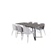 Matgrupp Venture Home Madde med 6 Wrigley Stolar Sammet