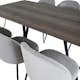 Matgrupp Venture Home Madde med 6 Wrigley Stolar Sammet