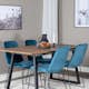 Matgrupp Venture Home Ina med 4 Muscot Stolar Sammet