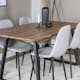 Matgrupp Venture Home Ina med 4 Phoi Stolar Polyestertyg