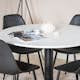 Matgrupp Venture Home Roxanna med 4 Pop Stolar Runt