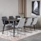 Matgrupp Venture Home Dipp med 6 Muce stolar
