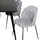 Matgrupp Venture Home Dipp med 6 Wrinkles stolar