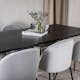 Matgrupp Venture Home Dipp med 6 Wrinkles stolar