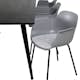 Matgrupp Venture Home Dipp med 6 Comfort Plastic stolar