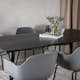 Matgrupp Venture Home Dipp med 6 Comfort Plastic stolar