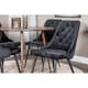 Matgrupp Venture Home Plaza med 4 Velvet Deluxe stolar