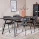Matgrupp Venture Home Sleek med 4 Arrow stolar