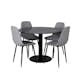 Matgrupp Venture Home Estelle med 4 Polar Diamond stolar
