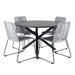 Matgrupp Venture Home Ande med 4 Minos Matstolar