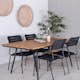 Matgrupp Venture Home Chane med 4 Nime Matstolar