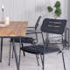 Matgrupp Venture Home Chane med 4 Nime Matstolar