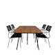 Matgrupp Venture Home Chane med 4 Nime Matstolar