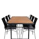 Matgrupp Venture Home King med 6 Julle Stapelbara Matstolar