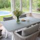 Matgrupp Venture Home Vyn Vit med 4 Vyn Matstolar