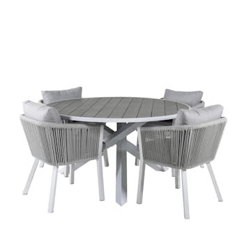 Matgrupp Venture Home Pincy med 4 Virya Matstolar