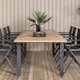Matgrupp Venture Home Perla med 8 Aspen Matstolar