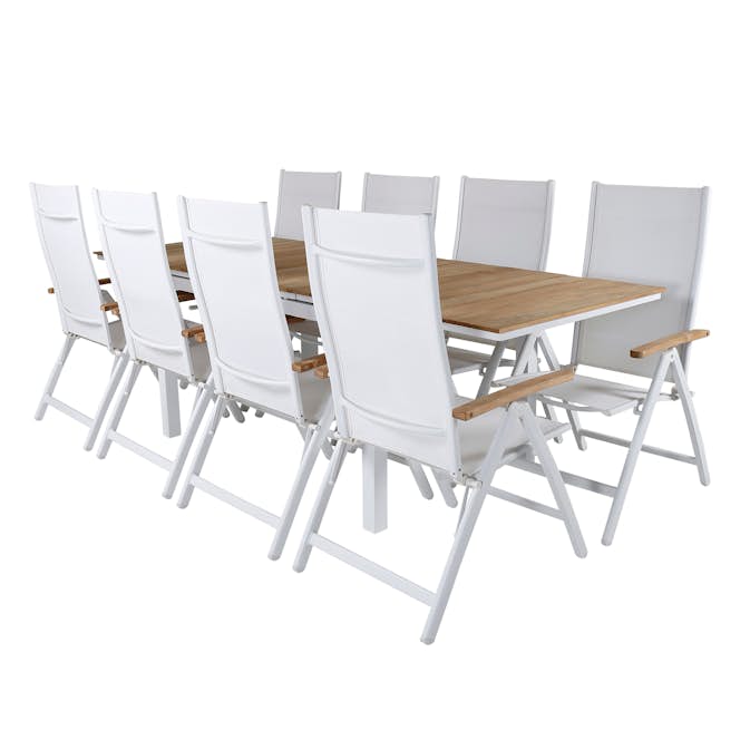 Matgrupp Venture Design Mendi med 8 Pave Stolar