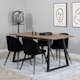 Matgrupp Venture Home Inca med 4 Velvet stolar