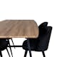 Matgrupp Venture Home Inca med 4 Velvet stolar