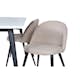 Matgrupp Venture Home Jolie med 4 Valentina Stitcthes Stolar Polyesterlinen