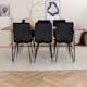 Matgrupp Venture Home Chicago matbord och Walerina matstol Brun