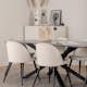 Matgrupp Venture Home med Piata Matbord och 6 Valentina Matstolar
