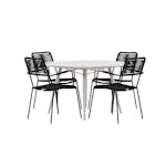 Matgrupp Venture Home Lina med 4 Lindos Stolar