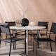 Matgrupp Venture Home Lina Ø120 cm med 4 Copacabana Stolar