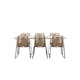 Matgrupp Venture Home Lina med 6 Black Stolar