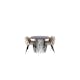 Matbord furniture/fashion Stone med 6 Velvet Stitches Stolar