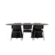 Matgrupp Venture Home Bootcut Oval med 6 Kenth Stolar