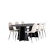 Matgrupp Venture Home Bootcut Oval med 6 Polar Sammet Stolar