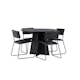 Matgrupp Venture Home Bootcut Ø110 cm med 4 Kenth Stolar