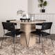Matgrupp Venture Home Olivia med 4 Kenth Stolar Natur
