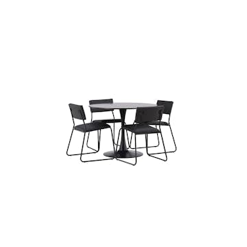 Matgrupp Venture Home Glade med 4 Kenth Stolar