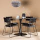 Matgrupp Venture Home Glade med 4 Kenth Stolar