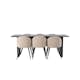 Matgrupp Venture Home Vail med 6 Velvet Stolar