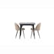 Matgrupp Venture Home Tempe med 2 Velvet Stitches Stolar