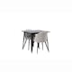 Matgrupp Venture Home Tempe med 2 Velvet Stolar