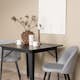 Matgrupp Venture Home Tempe med 2 Velvet Stolar