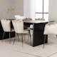Matgrupp Venture Home Vail med 4 Limhamn Light Stolar