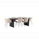 Matgrupp Venture Home Vail med 4 Limhamn Light Stolar