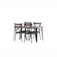 Matgrupp Venture Home Tempe med 4 Crosett Stolar