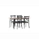 Matgrupp Venture Home Tempe med 4 Crosett Stolar
