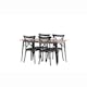 Matgrupp Venture Home Tempe med 4 Crosett Stolar