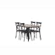 Matgrupp Venture Home Tempe med 4 Crosett Stolar