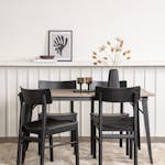 Matgrupp Venture Home Tempe med 4 Montros Stolar