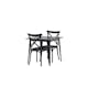 Matgrupp Venture Home Tempe med 2 Crosett Stolar