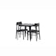 Matgrupp Venture Home Tempe med 2 Montros Stolar